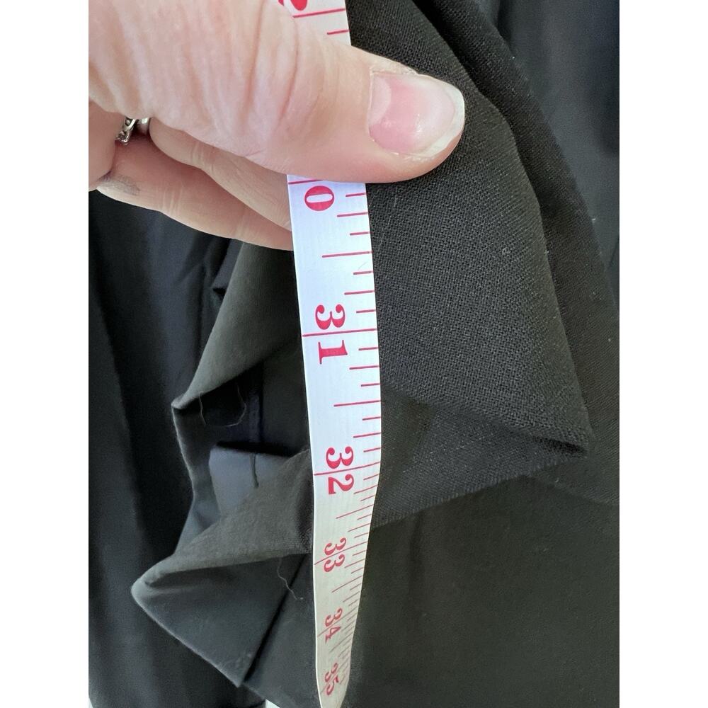 NEW VTG Talbots Black Wool Blend Pants 20W Plus Size Fabric Made Italy Classic - Picture 13 of 14
